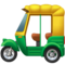 Auto Rickshaw emoji on Apple